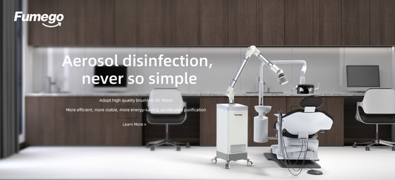 Unidade dental durável da sução do aerossol 36kg filtros de 3 camadas