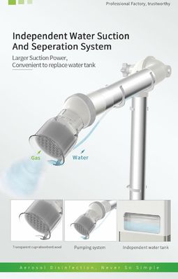 Grande máquina dental da sução do aerossol do poder 350W da sução com lâmpada UV