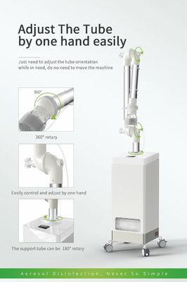 Grande máquina dental da sução do aerossol do poder 350W da sução com lâmpada UV
