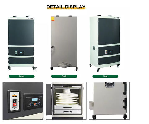 Coletor de poeira industrial Constant Airflow da sução 900W