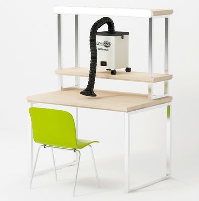 Extrator das emanações para o laser do CO2 que corta a máquina de solda de marcação com o tubo do filtro de 3 camadas e o de bambu
