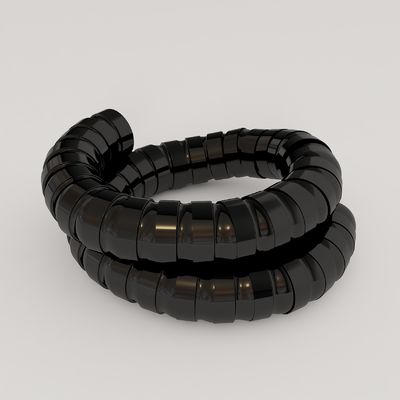 mangueira preta da extração das emanações de solda dos acessórios do extrator das emanações de 75mm