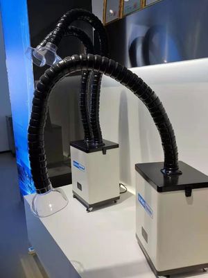 coletor de baixo nível de ruído das emanações de soldadura 57dB do extrator das emanações da solda 1800pa