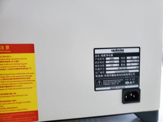 Extrator de pouco peso das emanações da marcação do laser portátil com o braço de 2 suções