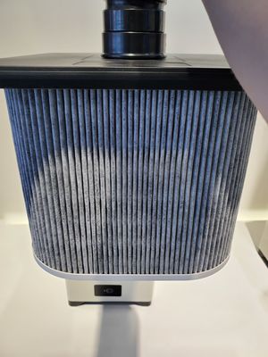 Extrator Tabletop 80W das emanações da marcação do laser de 220 M3/H