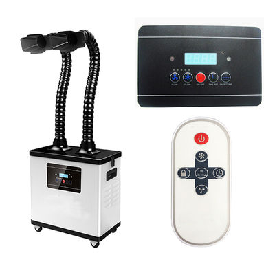 Extrator das emanações do laser para o CO2 que corta a máquina de solda com as uma ou dois tubulações de fumo
