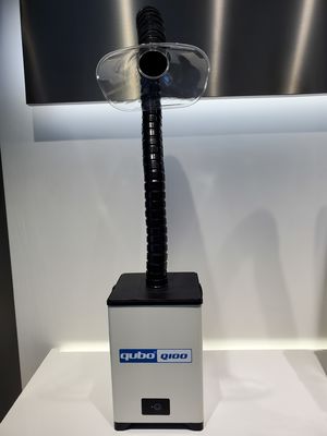 Extrator portátil 57db das emanações de 220 M3/H para o salão de beleza do prego
