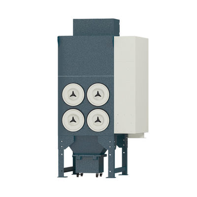 extrator 3000 M3/H das emanações da poeira do laser 5500W com sistema da limpeza de auto de 4 cilindros