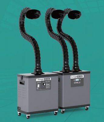 200 DB de solda do extrator 55 das emanações do laser de W com as 2 tubulações de sução